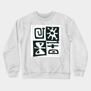 Shapes and colours with a 1950’s influence Crewneck Sweatshirt